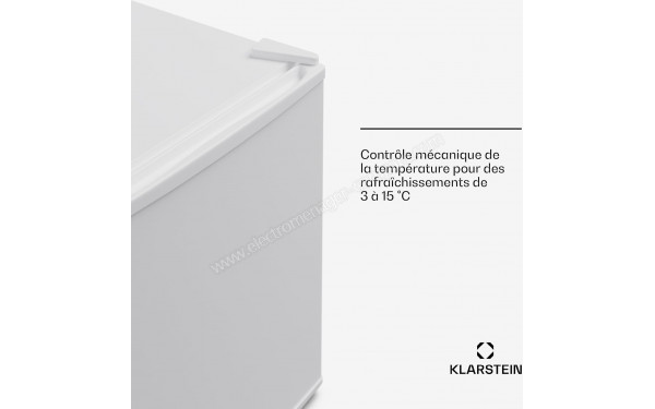 KLARSTEIN Matterhorn 44 Blanc - Vue du dessus