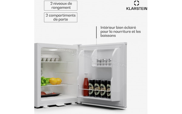 KLARSTEIN Matterhorn 44 Blanc - Vue de l'int&eacute;rieur