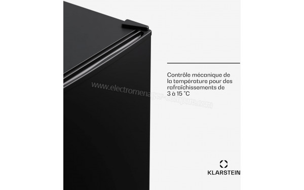 KLARSTEIN Matterhorn 68 Noir - Vue du dessus