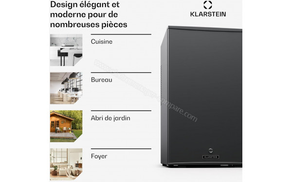 KLARSTEIN Matterhorn 68 Acier Inoxydable Noir - Mise en situation