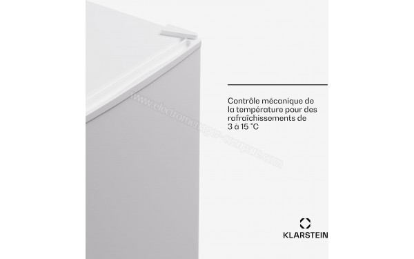 KLARSTEIN Matterhorn 68 Blanc - Vue du dessus