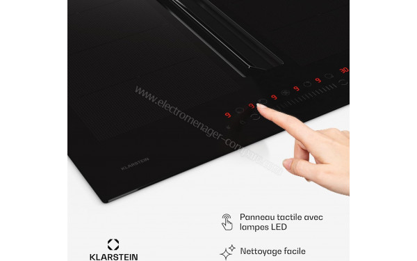 KLARSTEIN Chef-Fusion Down Air System 60 Noir - &Eacute;cran tactile