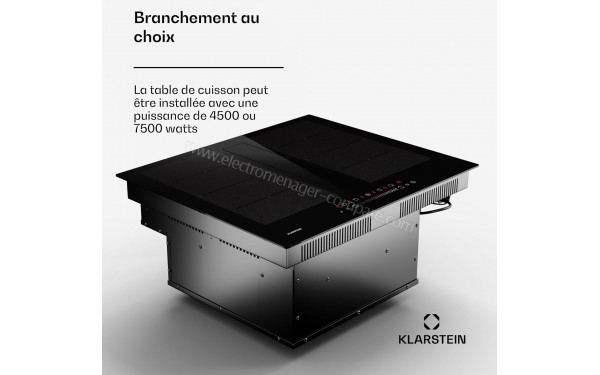 KLARSTEIN Chef-Fusion Down Air System 60 Noir - Mise en situation