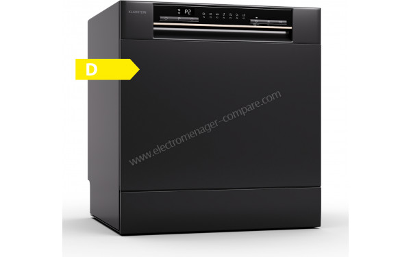 KLARSTEIN Amazonia 8 Eco Noir - Vue 3/4 gauche