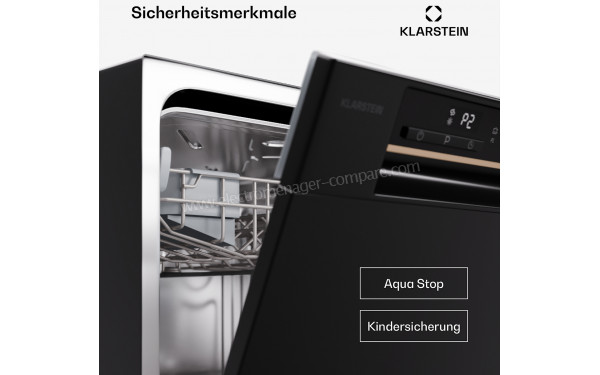 KLARSTEIN Amazonia 8 Eco Noir - Vue 3/4 gauche