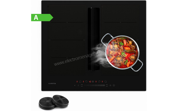 KLARSTEIN Chef-Fusion Down Air System 72 Noir - Vue du dessus