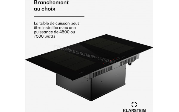 KLARSTEIN Chef-Fusion Down Air System 90 Noir - Mise en situation