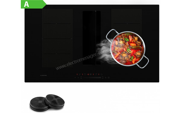 KLARSTEIN Chef-Fusion Down Air System 90 Noir - Vue d'ensemble