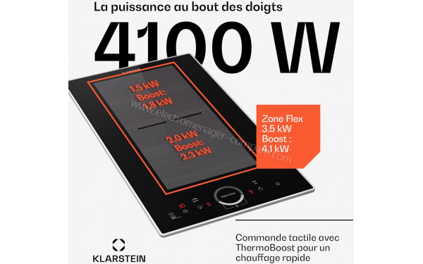 KLARSTEIN Delicatessa Domino Prime Noir - Dimensions