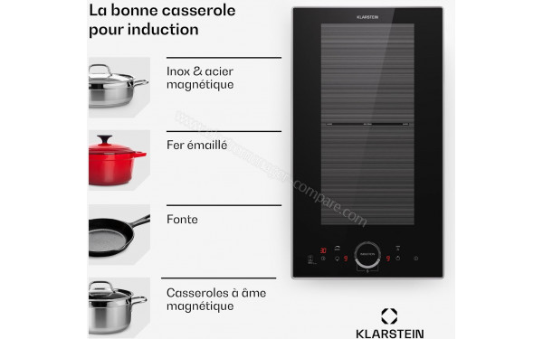 KLARSTEIN Delicatessa Domino Prime Noir - Mise en situation