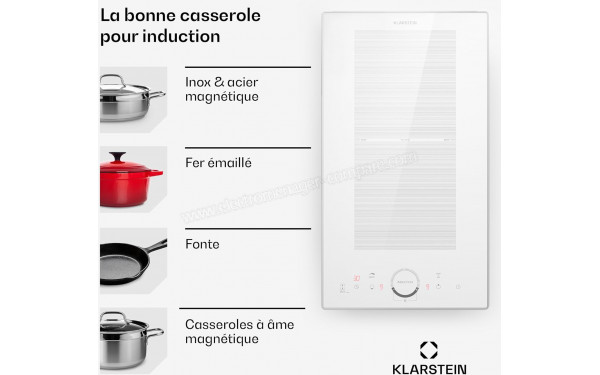 KLARSTEIN Delicatessa Domino Prime Blanc - Mise en situation