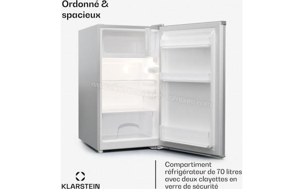 KLARSTEIN Cool Cousin Argent 2023 - Vue de l'int&eacute;rieur