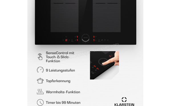 KLARSTEIN Delicatessa 70 Flex Noir - Panneau de commandes