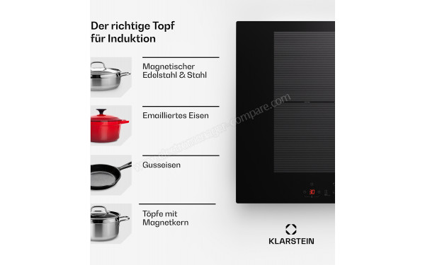 KLARSTEIN Delicatessa 70 Flex Noir - Mise en situation