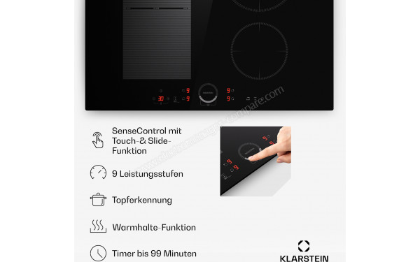KLARSTEIN Delicatessa 70 Hybrid Noir - Panneau de commandes