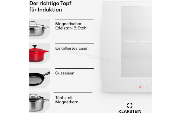 KLARSTEIN Delicatessa 70 Flex Blanc - Mise en situation