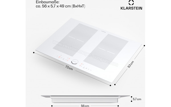 KLARSTEIN Delicatessa 70 Flex Blanc - Dimensions