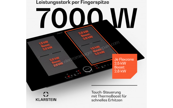 KLARSTEIN Delicatessa 77 Flex Noir - Dimensions