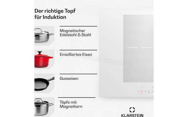 KLARSTEIN Delicatessa 77 Flex Blanc - Mise en situation