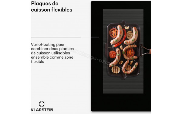 KLARSTEIN Delicatessa 90 Full Flex Noir - Zones flexibles