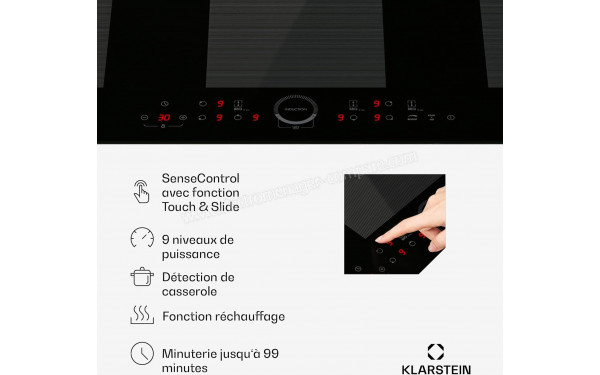 KLARSTEIN Delicatessa 90 Full Flex Noir - &Eacute;cran tactile