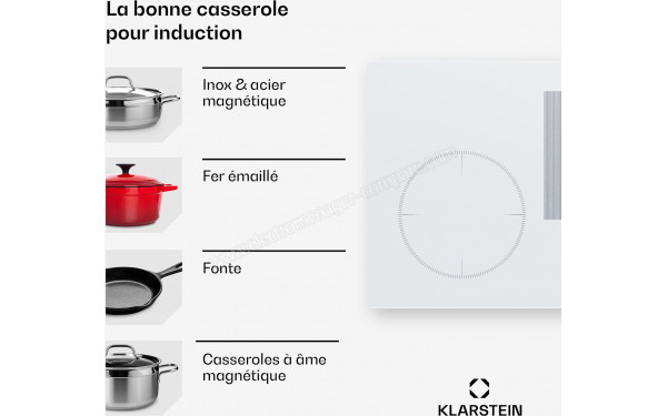 KLARSTEIN Delicatessa 90 Slim Hybrid Blanc - Mise en situation