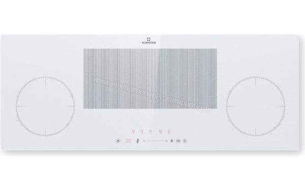 KLARSTEIN Delicatessa 90 Slim Hybrid Blanc - Vue du dessus