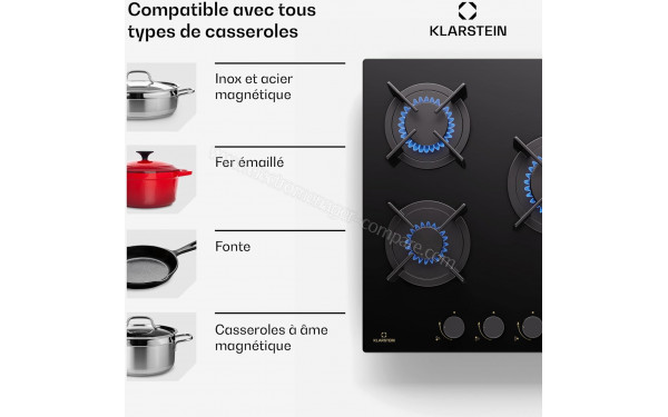 KLARSTEIN Goldflame 3 Noir 2023 - Mise en situation