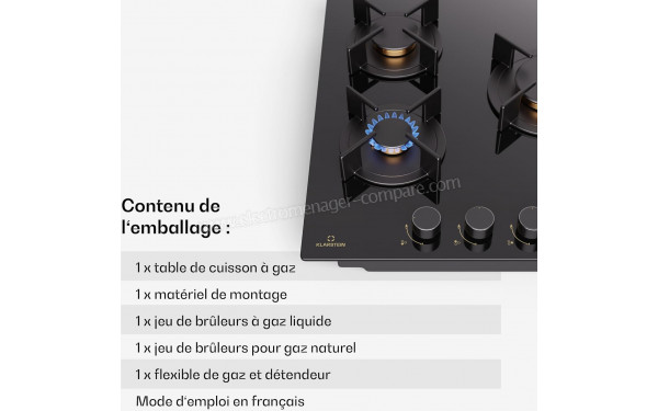 KLARSTEIN Goldflame 3 Noir 2023 - Mise en situation