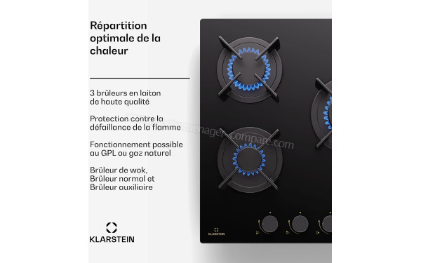 KLARSTEIN Goldflame 3 Noir 2023 - Mise en situation