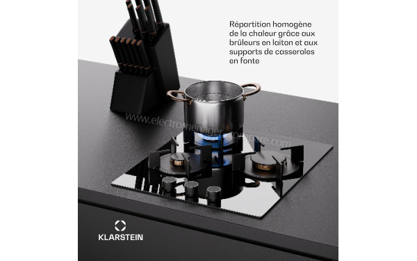 KLARSTEIN Goldflame 3 Noir 2023 - Mise en situation