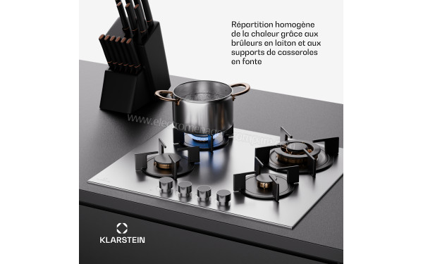KLARSTEIN Goldflame 4 Inox - Mise en situation