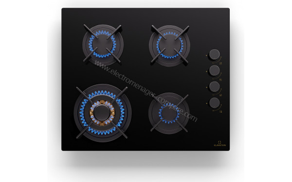 KLARSTEIN Goldflame 4 Noir D - Vue du dessus