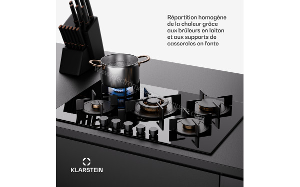 KLARSTEIN Goldflame 5 Noir 75 - Mise en situation