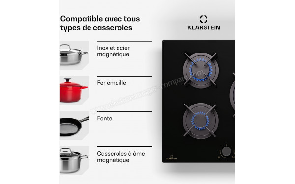 KLARSTEIN Goldflame 5 Noir 75 - Mise en situation