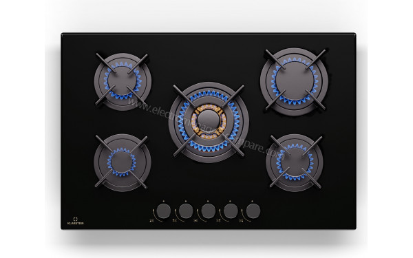 KLARSTEIN Goldflame 5 Noir 75 - Vue du dessus