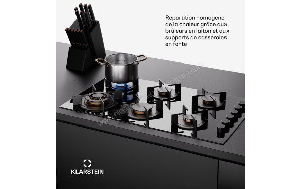 KLARSTEIN Goldflame 6 Noir - Mise en situation