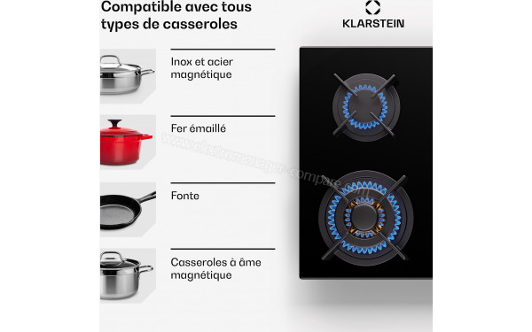 KLARSTEIN Goldflame 6 Noir - Mise en situation