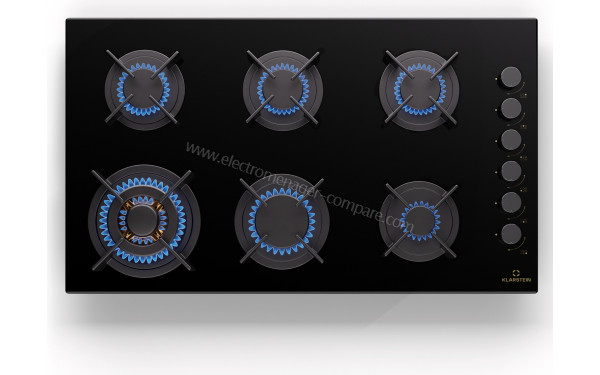 KLARSTEIN Goldflame 6 Noir - Vue du dessus