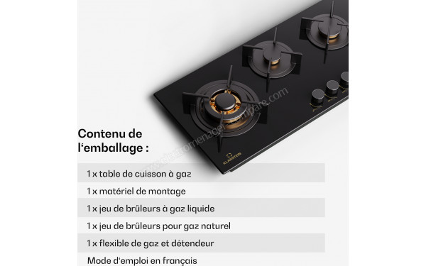 KLARSTEIN Goldflame 4 Slim Noir - Mise en situation