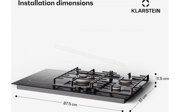 KLARSTEIN MultiChef 5 Noir - Dimensions