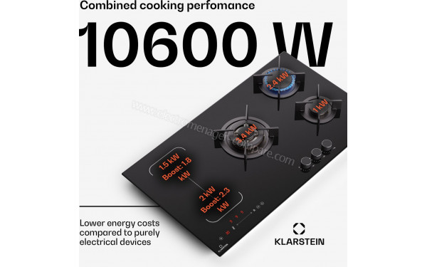 KLARSTEIN MultiChef 5 Wok - Puissance de cuisson