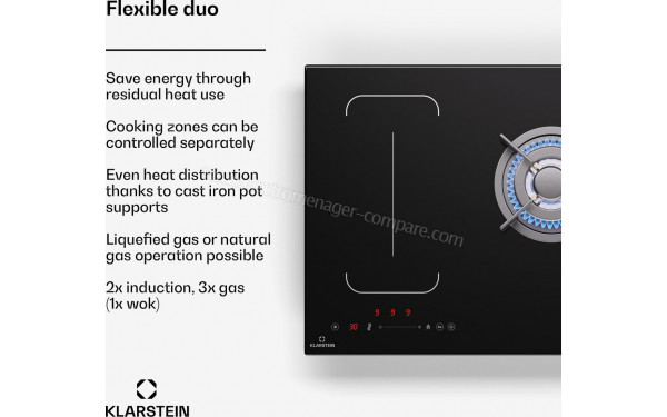 KLARSTEIN MultiChef 5 Wok - Zones flexibles