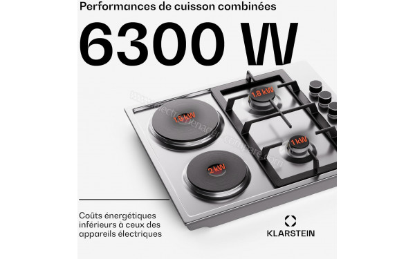 KLARSTEIN MultiChef 4 Hot Plate - Puissance des foyers