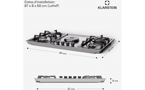 KLARSTEIN MultiChef 5 Hot Plate - Dimensions