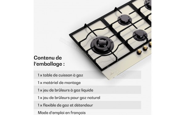 KLARSTEIN Victoria Chef Edition Blanc - Zoom sur les bordures