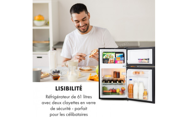 KLARSTEIN Big Daddy Cool 87 L Noir 2024 - Vue de l'int&eacute;rieur