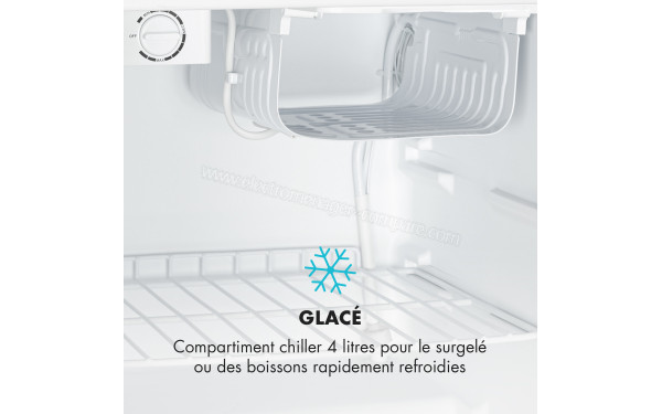 KLARSTEIN Cool Kid Argent 2024 - Vue de l'int&eacute;rieur partie cong&eacute;lateur