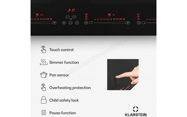 KLARSTEIN Masterzone 60 Flex Noir - Panneau de commandes