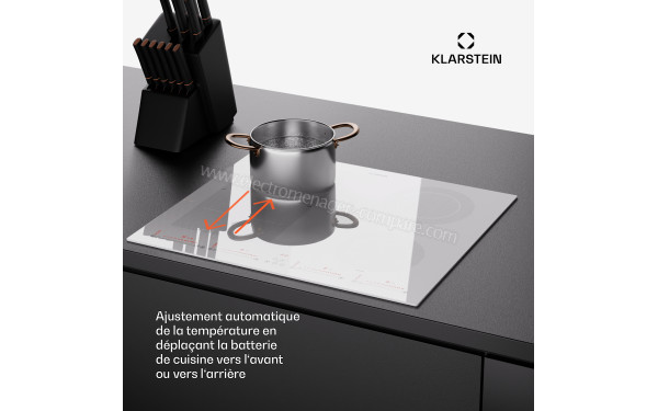 KLARSTEIN Masterzone 60 Hybrid Blanc - Ajustement automatique de la temp&eacute;rature